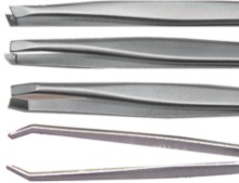 Weksverkauf, Anatomische Pinzette, Automatisch Pinzette, Kosmetikpinzette, Manikürpinzette, Rubis Pinzette, Spitzpinzette, Splitterpinzette,